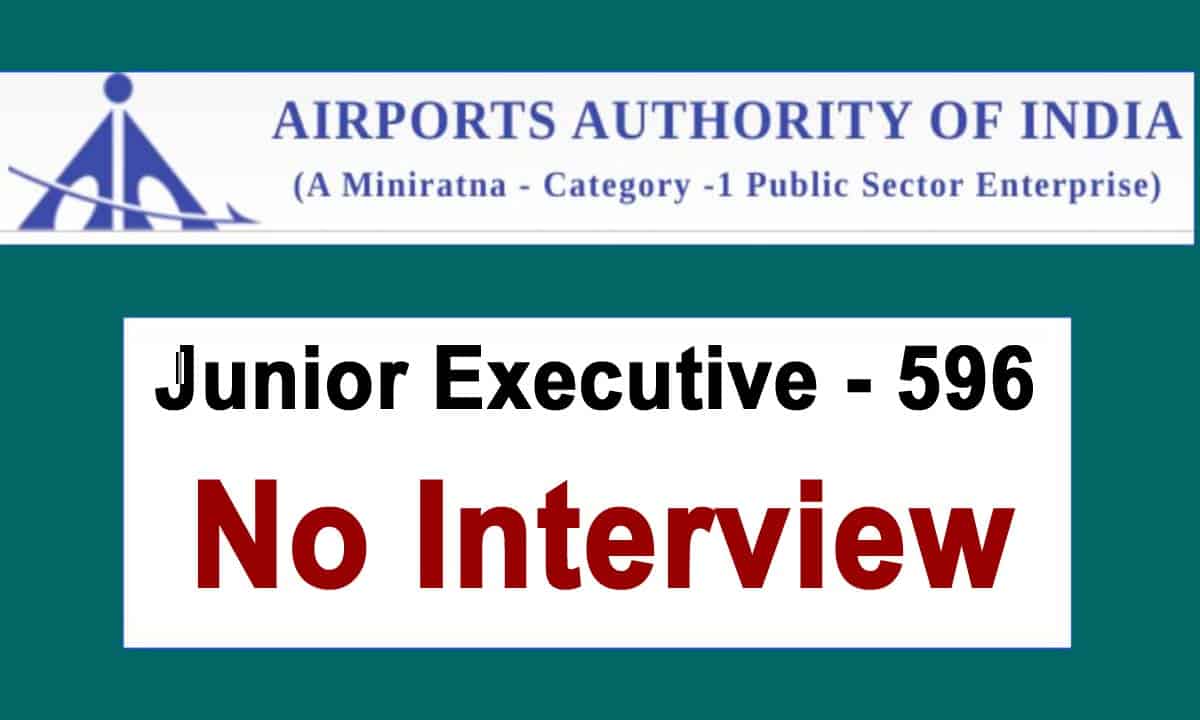 AAI Junior Executive Recruitment 2023