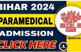 Bihar Paramedical Application Form 2024