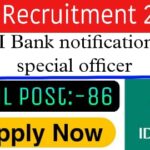 IDBI SO Notification 2023 Out for 86 Specialist Officer Posts