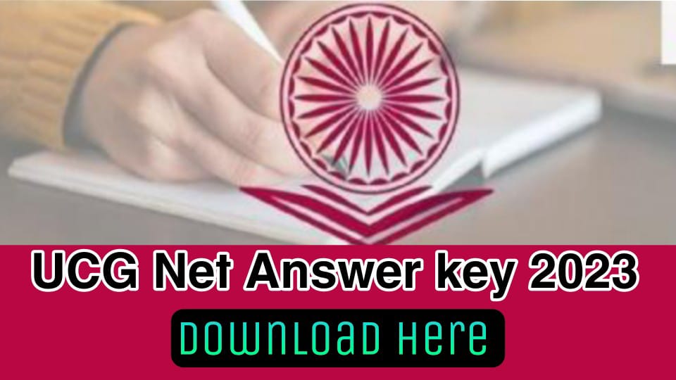 UGC NET Answer Key 2023 